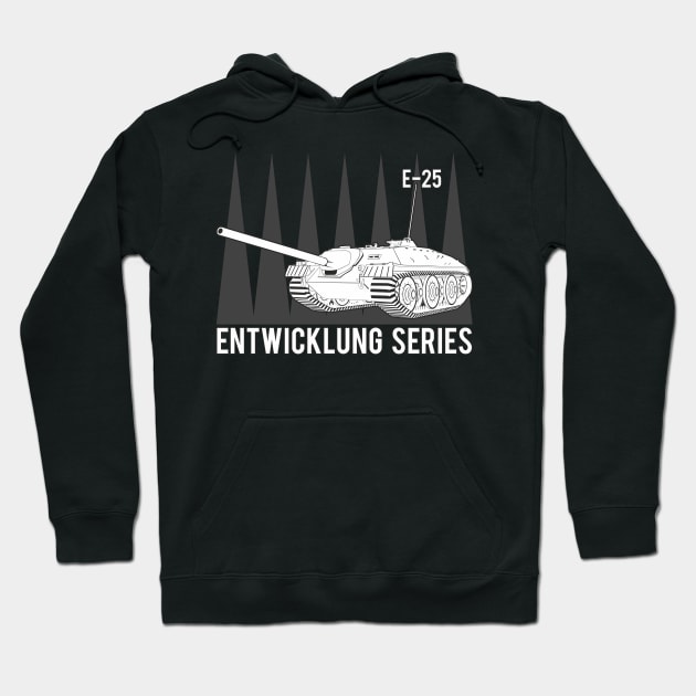 German tank destroyer E-25 Hoodie by FAawRay